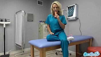CamSoda - Horny Nurse420 Fulfills Her Cravings On The Clock