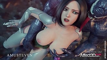 Huge Boobs Angelita Gets Pounded By A Monstrous Beast In Mind-Blowing 3D Action