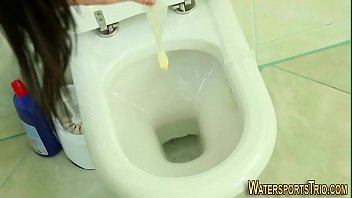 Golden Shower Slut Soaking And Pissing